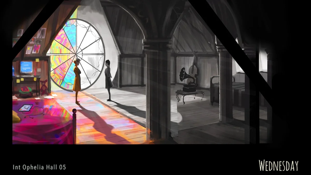 Wednesday-sketch-Ophelia-Hall